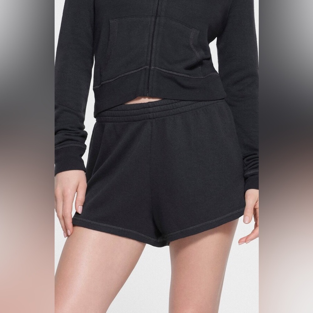 SKIMS Modal French Terry Loose Short | Ash | Size M